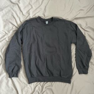 Grey Gildan Crewneck